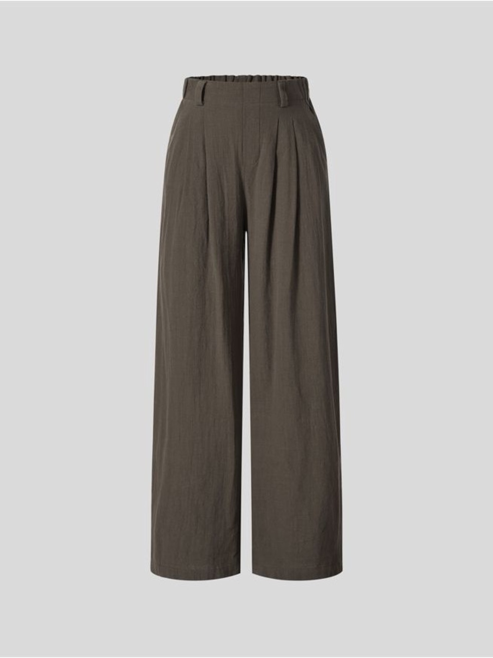 Halara High Waisted Pocket Wide Leg Flowy Solid Palazzo Casual Linen-Feel Pants